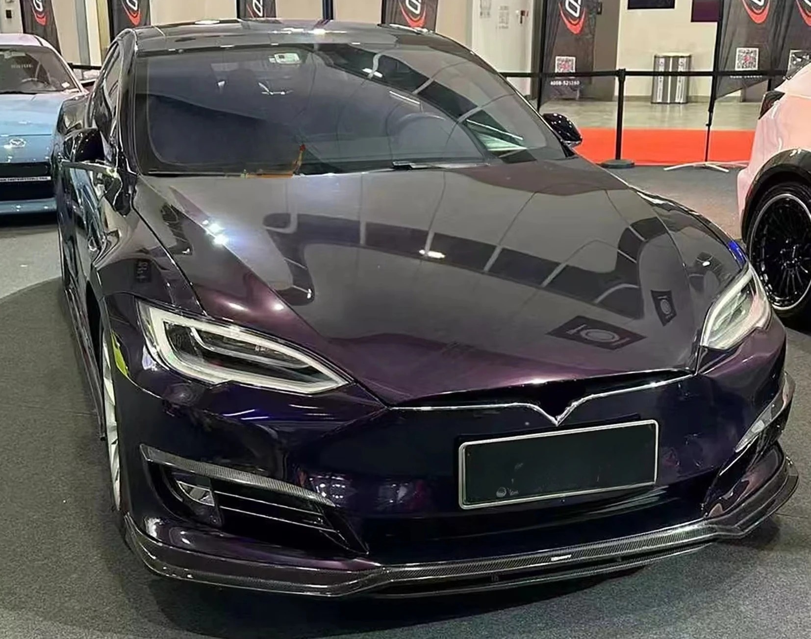 Suitable for S-type Dry Carbon Fiber Automotive Components Front Bumper Front Lip